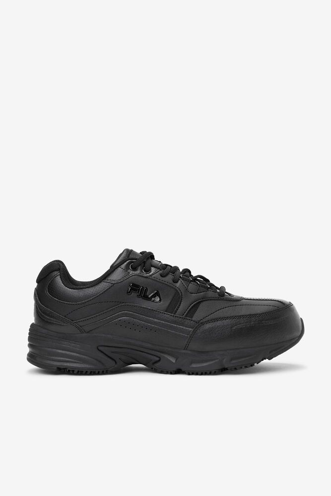 Fila Memory Workshift 2 Slip Resistant Composite Toe Work Shoes Black - Mens - 95081XLYT